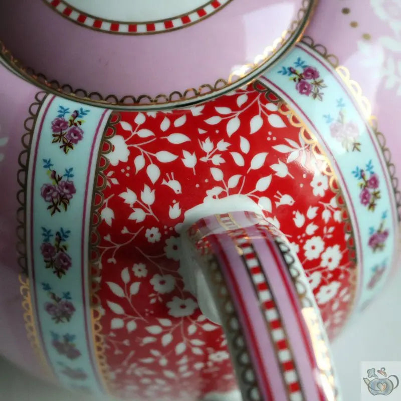 Théière porcelaine motifs folklore chinois | Théières à la folie