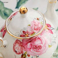 Thumbnail for Théières anglaises porcelaine fleurie | Théières à la folie