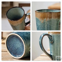 Thumbnail for Mug polyvalent en poterie bleu grisé | Théières à la folie