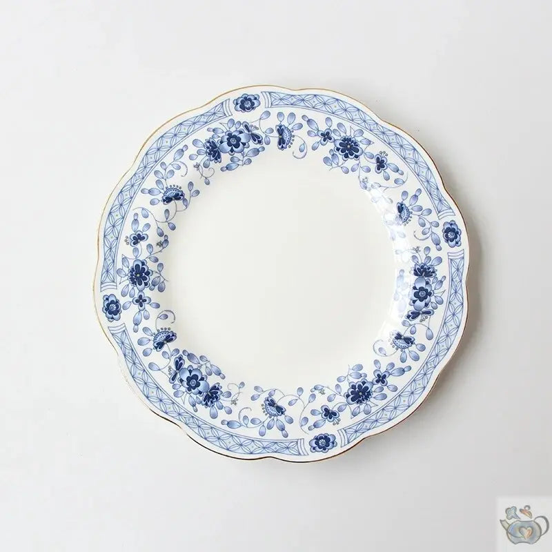 Théière blanc/bleu classique porcelaine | Théières à la folie