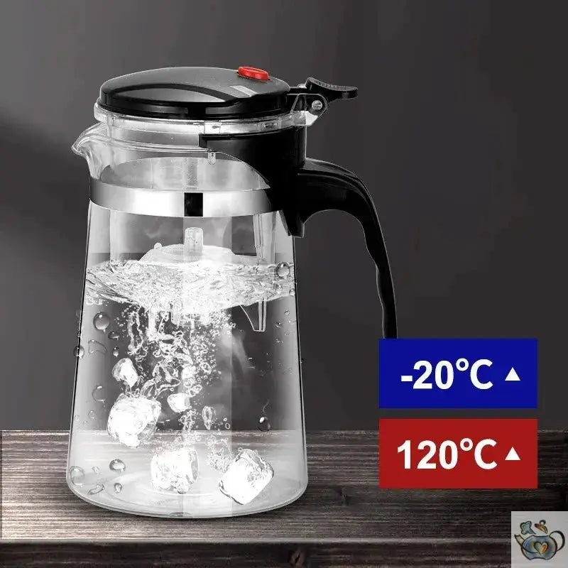 théière en verre borosilicate avec infuseur | Théières à la folie