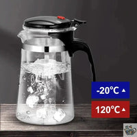 Thumbnail for théière en verre borosilicate avec infuseur | Théières à la folie