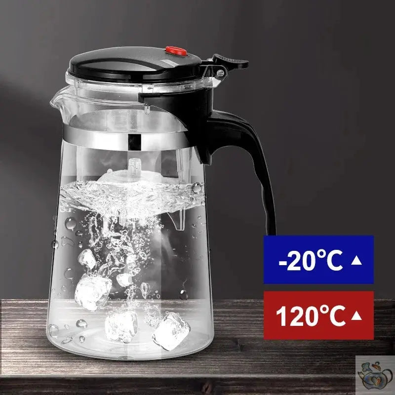 théière en verre borosilicate avec infuseur | Théières à la folie