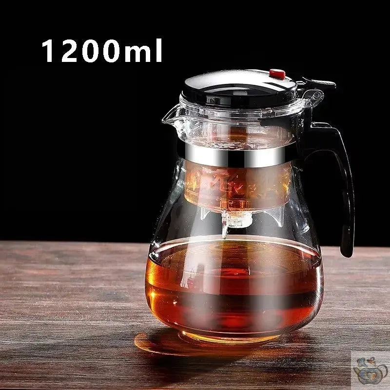 théière en verre borosilicate avec infuseur | Théières à la folie