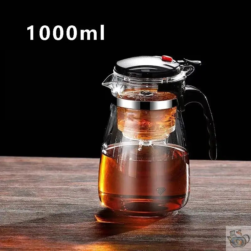 théière en verre borosilicate avec infuseur | Théières à la folie