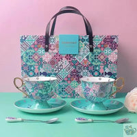 Thumbnail for ​Duo tasses porcelaine avec sac assorti  |  Théières à la folie