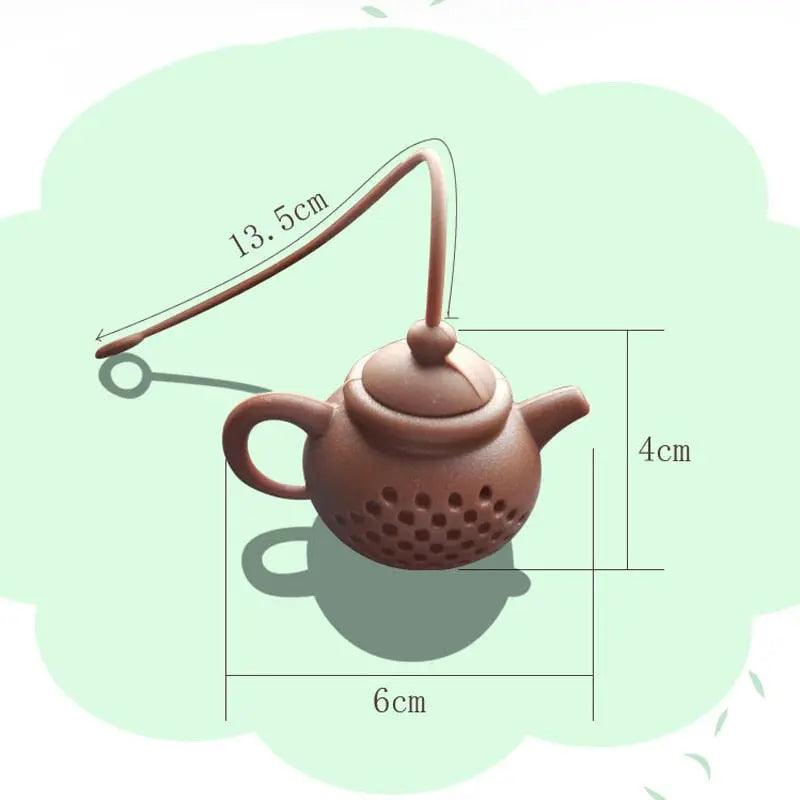 Filtre à thé en forme de théière