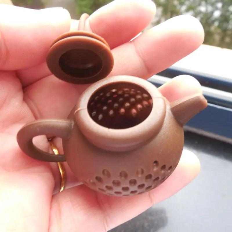 Filtre à thé en forme de théière