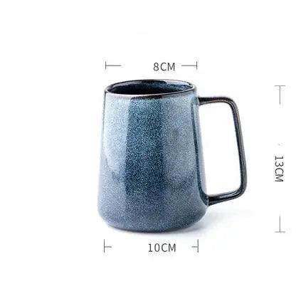 ​Grand mug poterie émail chiné | Théières à la folie