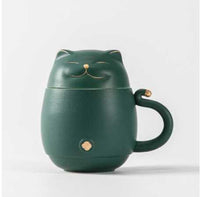 Thumbnail for ​Mug/Théière en céramique chat porte-bonheur | Théières à la folie
