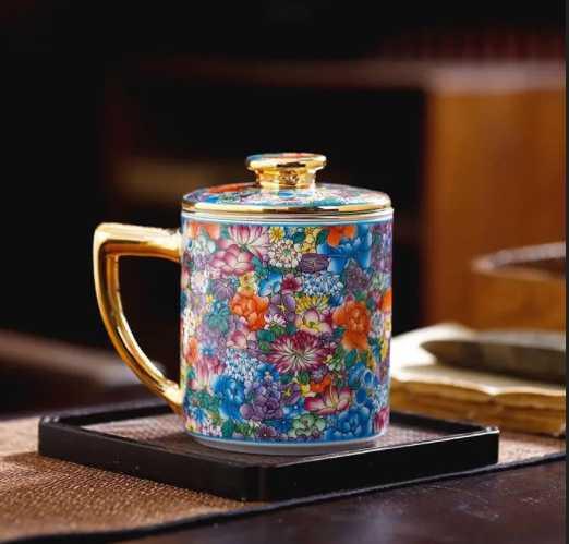 Mug Théière solitaire porcelaine jingdezhen | Théières à la folie