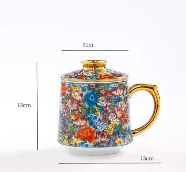 Mug Théière solitaire porcelaine jingdezhen | Théières à la folie