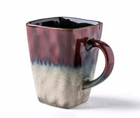 Thumbnail for Mug en poterie d'art design carré Théières à la folie