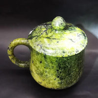 Thumbnail for ​Mug jade naturel vert avec couvercle | Théières à la folie