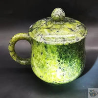 Thumbnail for ​Mug jade naturel vert avec couvercle | Théières à la folie