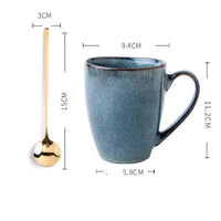Thumbnail for ​Mug polyvalent en poterie bleu grisé | Théières à la folie