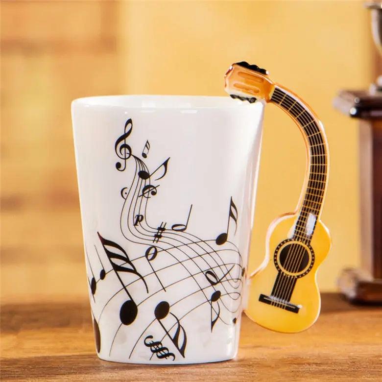 ​Mug porcelaine instruments musique  |  Théières à la folie