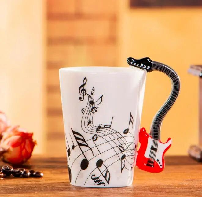 ​Mug porcelaine instruments musique  |  Théières à la folie