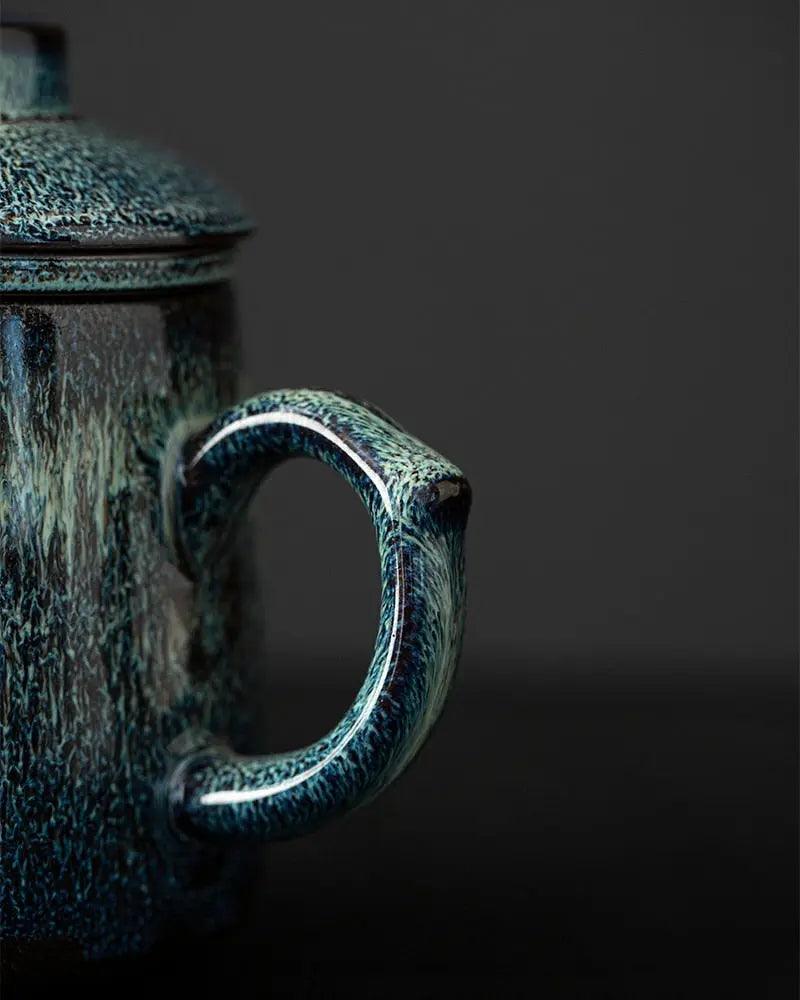 ​Mug/théière céramique bleue "écume de mer" | Théières à la folie