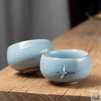 Thumbnail for ​Petite tasse céramique craquelée céladon | Théières à la folie