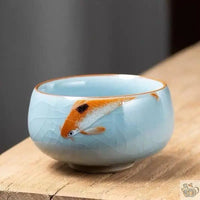 Thumbnail for ​Petite tasse céramique craquelée céladon | Théières à la folie