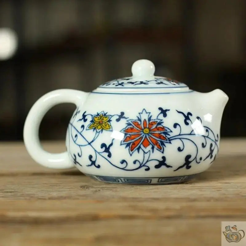 Petite théière Xishi motifs folklore | Théières à la folie