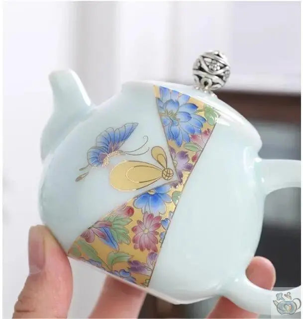 ​Petite théière en porcelaine chinoise Xishi | Théières à la folie