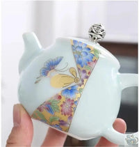 Thumbnail for ​Petite théière en porcelaine chinoise Xishi | Théières à la folie
