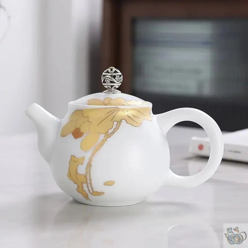 ​Petite théière en porcelaine chinoise Xishi | Théières à la folie