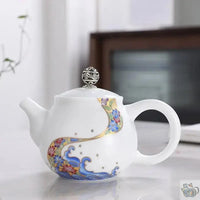 Thumbnail for ​Petite théière en porcelaine chinoise Xishi | Théières à la folie