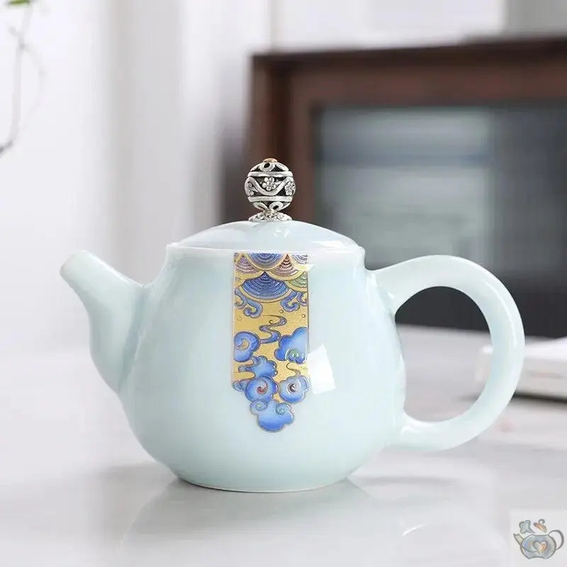 ​Petite théière en porcelaine chinoise Xishi | Théières à la folie