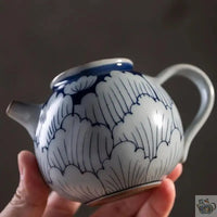 Thumbnail for ​Petite théière japonaise gré et lotus bleu | Théières à la folie