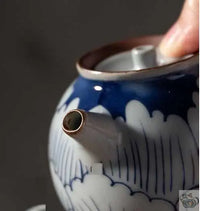 Thumbnail for ​Petite théière japonaise gré et lotus bleu | Théières à la folie