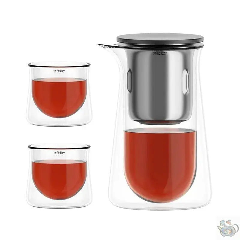 ​Petite théière magnétique en verre | Théières à la folie