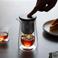 Thumbnail for ​Petite théière magnétique en verre | Théières à la folie
