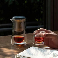 Thumbnail for ​Petite théière magnétique en verre | Théières à la folie