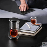 Thumbnail for ​Petite théière magnétique en verre | Théières à la folie
