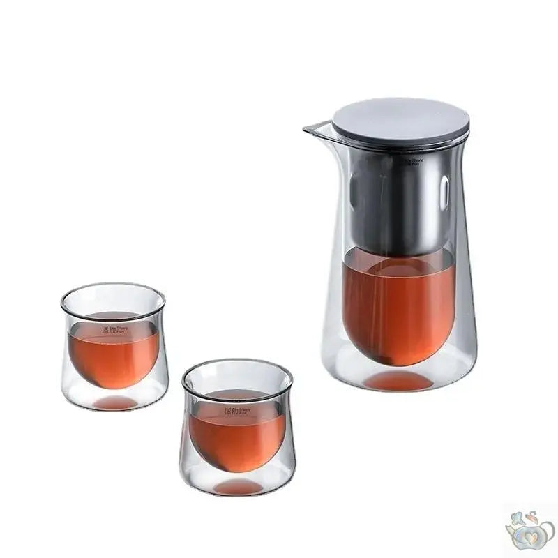 ​Petite théière magnétique en verre | Théières à la folie