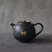 Thumbnail for ​Petite théière céramique noire à la japonaise | Théières à la folie
