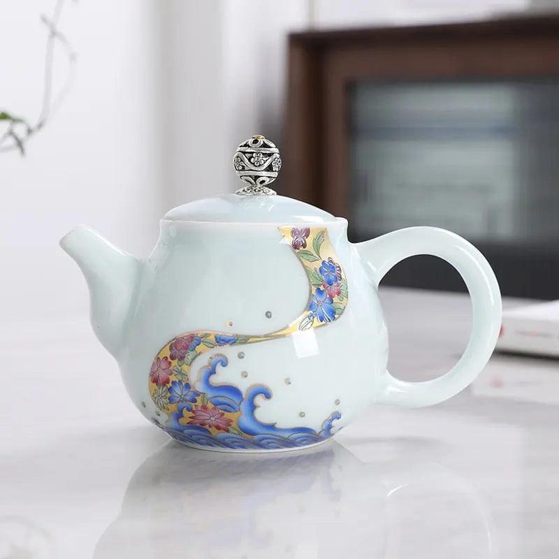​Petite théière en porcelaine chinoise Xishi | Théières à la folie