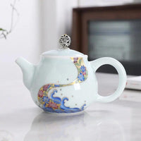 Thumbnail for ​Petite théière en porcelaine chinoise Xishi | Théières à la folie