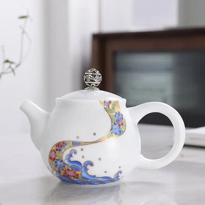 ​Petite théière en porcelaine chinoise Xishi | Théières à la folie