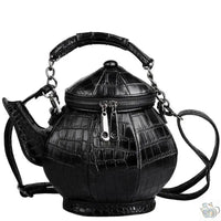 Thumbnail for ​Sac à main théière cuir noir style Gothique | Théières à la folie