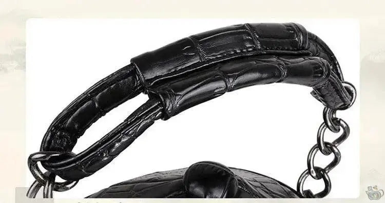 ​Sac à main théière cuir noir style Gothique | Théières à la folie