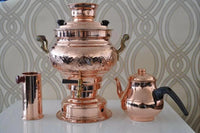 Thumbnail for ​Samovar en cuivre artisanat turque | Théières à la folie