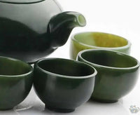 Thumbnail for ​Service à thé artisanal en jade vert | Théières à la folie