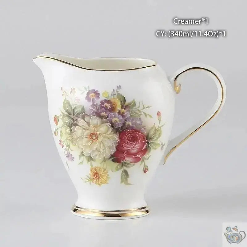 ​Service à thé en porcelaine fine à fleurs | Théières à la folie