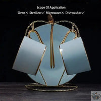 Thumbnail for ​Service à thé en porcelaine fine bleu ciel | Théières à la folie
