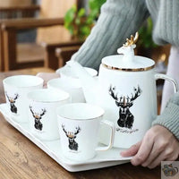 Thumbnail for Service à thé motif Cerf | Théières à la folie