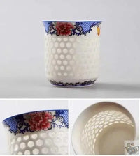Thumbnail for ​Service à thé porcelaine, traditionnel grains de riz |  Théières à la folie